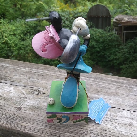 Disney Traditions Jim Shore Enesco Minnie mouse Golfing figurine - Picture 8 of 16